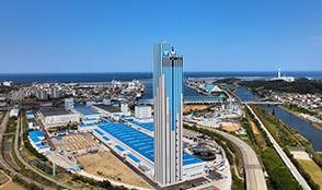 Completed construction of 4 subsea buildings and VCV tower at Donghae Plant